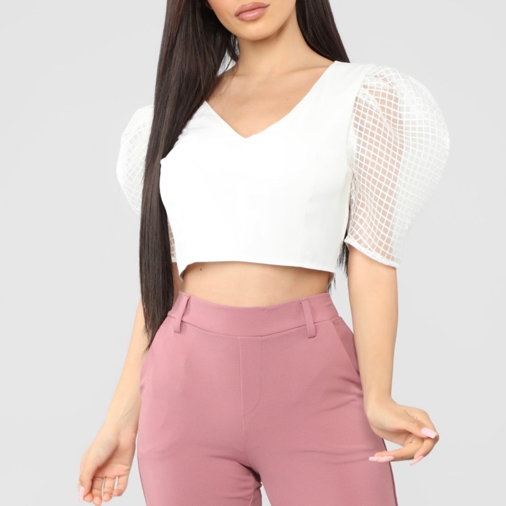 Puff sleeve blouse